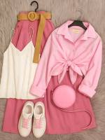 شومیز شلوار زنانه مدل لیمو - تصویر 3