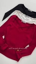 کراپ زنانه مدل ضربدری - تصویر 5