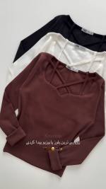 کراپ زنانه مدل ضربدری - تصویر 7