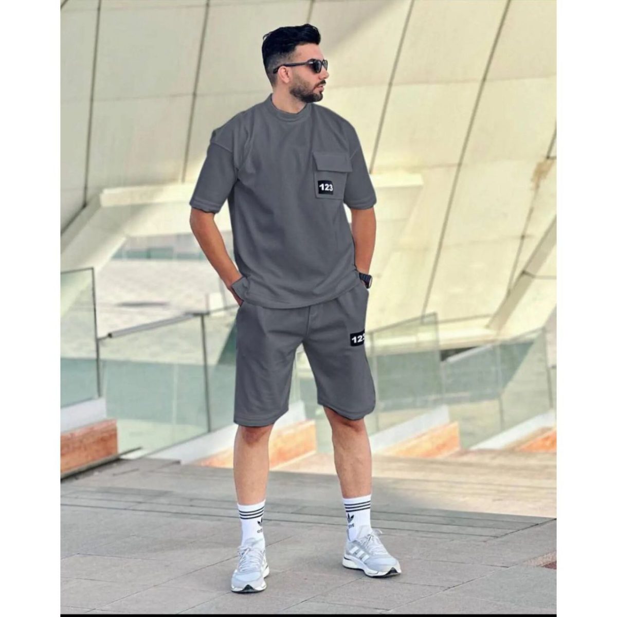 ست تیشرت و شلوارک مردانه شوری