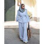 مانتو شلوار زنانه زمرد - تصویر 5