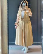 کت دامن زنانه طرحدار ایلدا