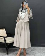 کت دامن زنانه طرحدار ایلدا