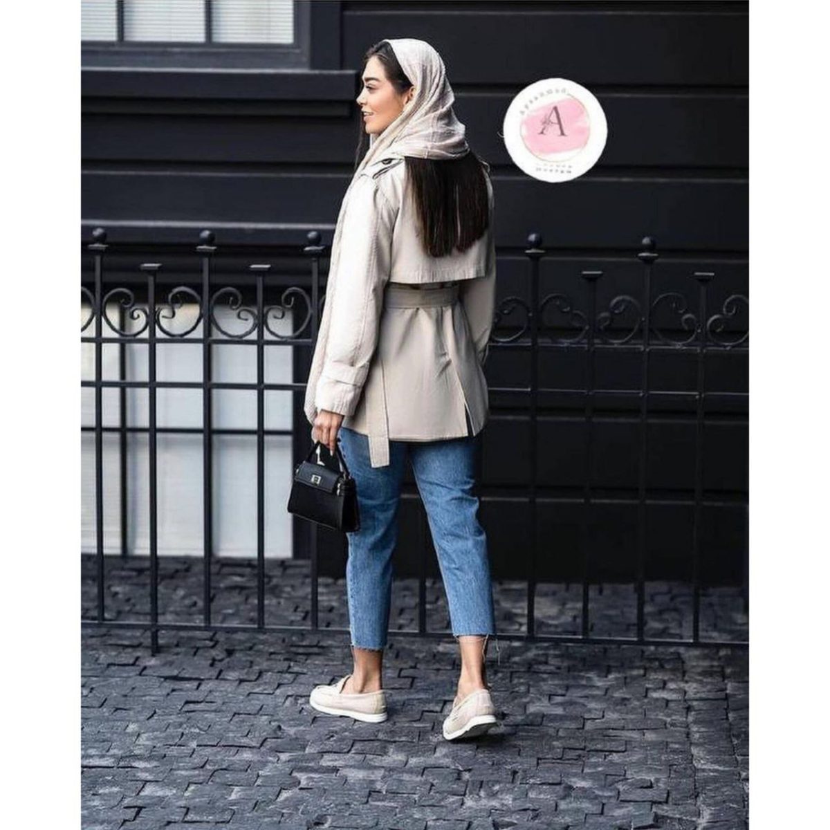 ترنچ کت دخترونه شهرزاد - تصویر 5