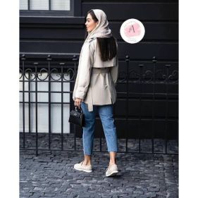 ترنچ کت دخترونه شهرزاد - تصویر 5