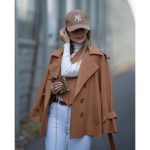 ترنچ کت و ژیله زنانه غزاله - تصویر 4