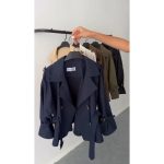 بارانی کوتاه دخترانه ویرگول - تصویر 4