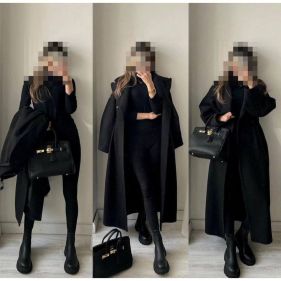 پالتو بلند دخترانه مادمازل - تصویر 2