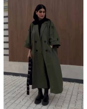 ترنچ کت بلند دخترانه رود