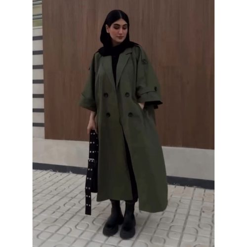 ترنچ کت بلند دخترانه رود