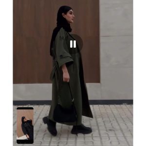 ترنچ کت بلند دخترانه رود - تصویر 2