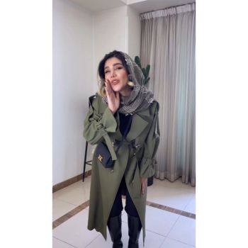 بارونی بلند دخترانه روجا - تصویر 3