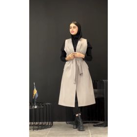 بارانی دو تیکه دخترانه ساقی - تصویر 3