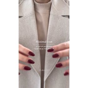 پالتو کتی مینیمال دخترونه پنبه - تصویر 3