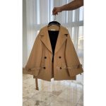 ترنچ کت کوتاه دخترانه نیوشا - تصویر 9