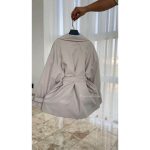 ترنچ کت کوتاه دخترانه نیوشا - تصویر 8