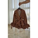 ترنچ کت کوتاه دخترانه نیوشا - تصویر 4