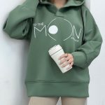 هودی دخترونه طرح ماه