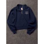 دورس مردونه سرمه‌ ای نیم زیپ سیا