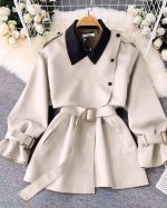 ترنچ کت کوتاه زنانه نیروانا - تصویر 4