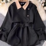 ترنچ کت کوتاه زنانه نیروانا