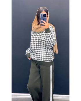 بلوز شلوار بافت دخترانه نینا