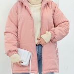 کاپشن دخترانه کلاهدار هایده