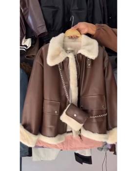 کت چرم دخترونه شانگهای - تصویر 4