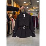 بارانی کوتاه زنانه سپید