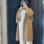 پالتو بلند زنانه برفی