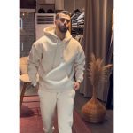 ست هودی شلوار مردانه ساده حسام