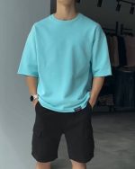 تیشرت دورس مردانه باکسی آرش