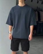 تیشرت دورس مردانه باکسی آرش - تصویر 7