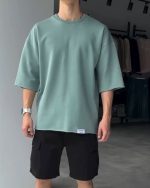 تیشرت دورس مردانه باکسی آرش - تصویر 10