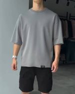 تیشرت دورس مردانه باکسی آرش - تصویر 15