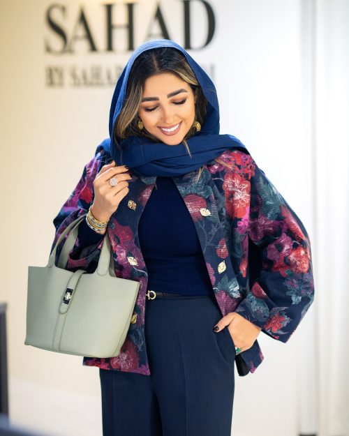 مانتو شلوار مجلسی خاص فلاور