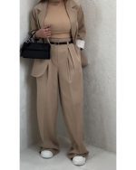 کت شلوار اورسایز دخترانه ژووان