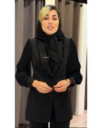 کت مجلسی زنانه مشکی دنیا - تصویر 4