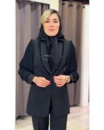 کت مجلسی زنانه مشکی دنیا