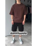 تیشرت دورس مردانه باکسی آرش - تصویر 5