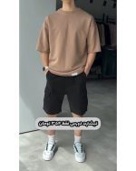 تیشرت دورس مردانه باکسی آرش