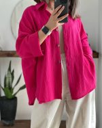 شومیز پیراهنی زنانه مارال - تصویر 8