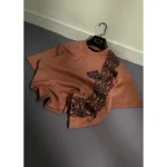 تیشرت مردانه لش طرح دار هنری