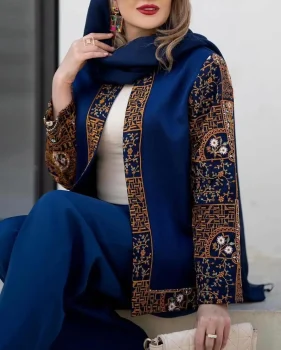 مانتو و شلوار زنانه طرح هندی - تصویر 3