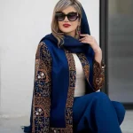 مانتو و شلوار زنانه طرح هندی