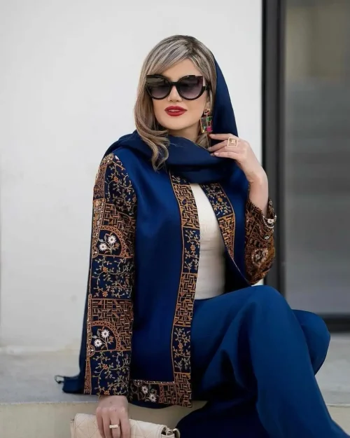 مانتو و شلوار زنانه طرح هندی