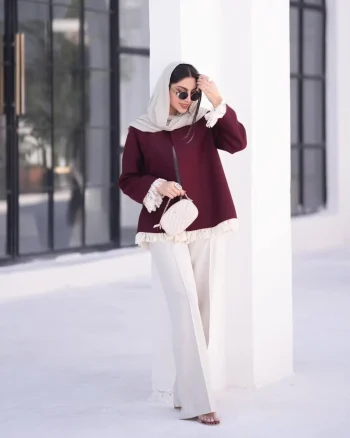 مانتو کتی دخترانه چری زویا - تصویر 5