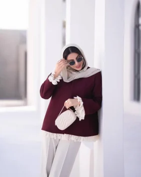 مانتو کتی دخترانه چری زویا - تصویر 4