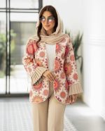 کت شلوار مجلسی زنانه طرح دار ملکا - تصویر 3