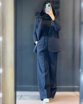 کت‌ شلوار رسمی زنانه دیپلمات بلک - تصویر 3